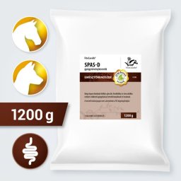 FitoCavallo SPAS-D gyógynövénykeverék idegi stressz vagy időjárási frontok miatti kólika esetén lovaknak és kutyáknak 1200g