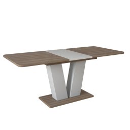 Vegas 2 bővíthető étkezőasztal, trüffel tölgy/szürke