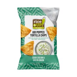 Rice Up Tortilla chips hagymás-tejfölös ízesítéssel 60g