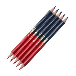 Postairón vastag 5 db/blisz piros-kék