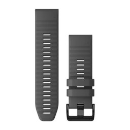 Garmin Óraszíj 26 mm palaszürke szilikon, fekete csat (QuickFit) Enduro