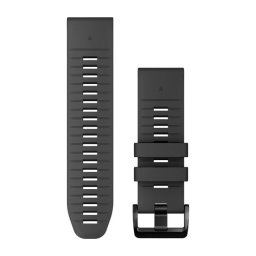 Garmin Óraszíj 26 mm grafit szilikon (QuickFit)