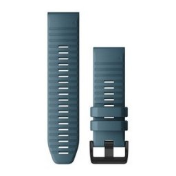 Garmin Óraszíj 26 mm tópart kék szilikon, fekete csat (QuickFit) Fenix 6X