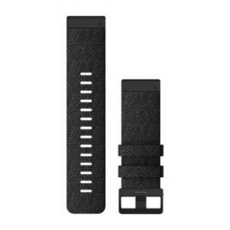 Garmin Óraszíj 26 mm fekete nylon, fekete csat (QuickFit) Fenix 6X
