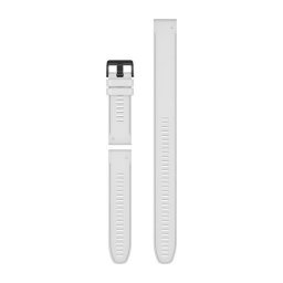 Garmin Óraszíj 26 mm fehér szilikon, fekete csat (QuickFit) Fenix 6X, 3részes