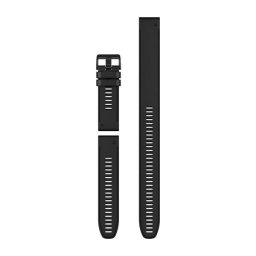 Garmin Óraszíj 26 mm fekete szilikon, fekete csat (QuickFit) Descent Mk2, 3részes