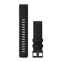Garmin Óraszíj 22 mm fekete nylon, fekete csat (QuickFit) Fenix 6
