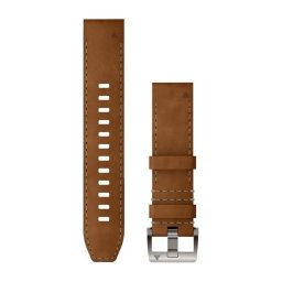 Garmin Óraszíj 22 mm bőr/FKM hibrid, barna/fekete (QuickFit), MARQ (Gen 2)