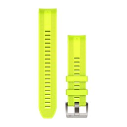 Garmin Óraszíj 22 mm neon sárga szilikon (QuickFit), MARQ (Gen 2)