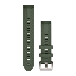 Garmin Óraszíj 22 mm fenyőzöld szilikon(QuickFit), MARQ (Gen 2)