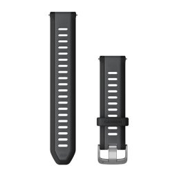 Garmin Óraszíj 20 mm. Fekete-szürke (Quick Release) Forerunner 165