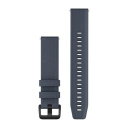 Garmin Óraszíj Quick Release Bands (20 mm), Granite Blue with Black Hardware