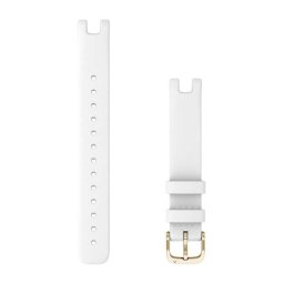 Garmin Óraszíj Lily 14 mm fehér olasz bőr, arany csat Lily (110-175mm)