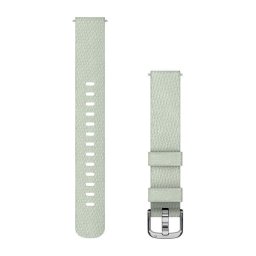 Garmin Óraszíj Lily 2 14mm nylon, zsálya, ezüst csattal (110-175mm)