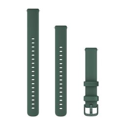 Garmin Óraszíj Lily 2 14mm szilikon, jáspis-zöld, zöld csattal (110-175mm)