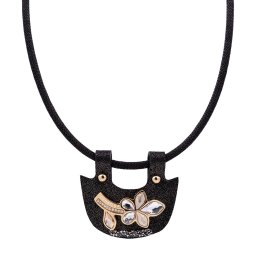 Cango & Rinaldi SECRET GARDEN virágos pektorál nyaklánc kis kövekkel