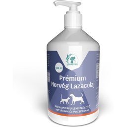 Petamin Prémium Norvég lazacolaj 500 ml