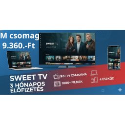 Sweet tv M csomag 3 hónap