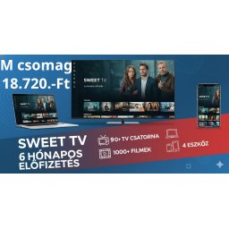 Sweet tv M csomag 6 hónap