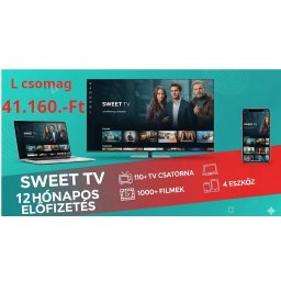 Sweet tv L csomag 12 hónap