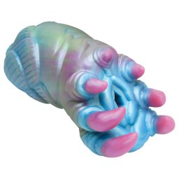 Creature Cocks Ursa - szilikon alien műpunci (kék-pink)