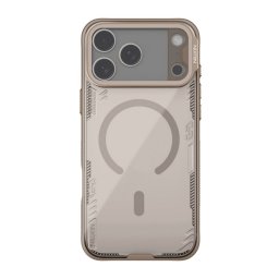 NILLKIN ICEBLADE PROP MAGNETIC szilikon telefonvédő (ütésállóság, kameravédő, kitámasztó, MagSafe) VILÁGOSBARNA Apple iPhone 17 Pro Max