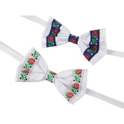 Népviseli csokornyakkendő hand made, hossz 12 cm