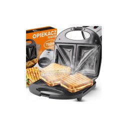 Dupla Szendvicssütő tapadásmentes bevonattal 750 W, fekete, FJ-102
