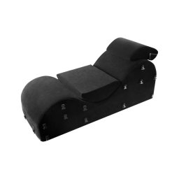Liberator Black Label Esse - 3 részes tantra fotel, szexbútor (fekete)