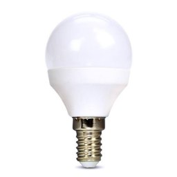 Solight LED izzó, miniglobe, 6W, E14, 3000K, 510lm, fehér