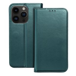 SMART MAGNETO könyvtok iPhone 17 Pro Max - sötétzöld