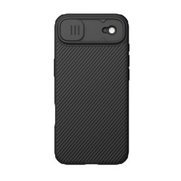 NILLKIN CAMSHIELD PRO MAGNETIC műanyag telefonvédő (ütésállóság, kameravédő, mágneses, csíkos) FEKETE Apple iPhone Air