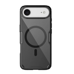 NILLKIN NATURE PRO MAGNETIC műanyag telefonvédő (ütésállóság, légpárnás sarok, MagSafe) FEKETE Apple iPhone Air