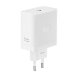 REALME SUPERVOOC hálózati töltő USB aljzat (120W, PD gyorstöltő 3.0) FEHÉR