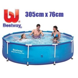 Bestway 305x76cm fémvázas medencetest BW 56677