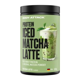 Body Attack Protein Iced Matcha Latte