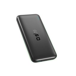 SBS Infinity Power Bank 10000mAh 10W LiFePo USB-A USB-C - Fekete