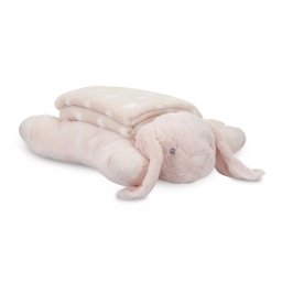 Lorelli Poffy Duo Baba Takaró és Párna Szett - Peach Bunny