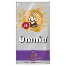 DOUWE EGBERTS Kávé, pörkölt, őrölt, vákuumos csomagolásban, 1000 g, DOUWE EGBERTS "Omnia", silk
