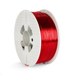 VERBATIM 3D nyomtató izzószálas PET-G 1,75 mm 1000 g red transparent