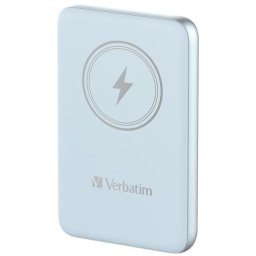 VERBATIM Powerbank Charge 'n' Go, mágneses, 10000 mAh, USB-C, kék