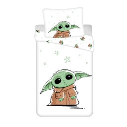 Star Wars Baby Yoda ágyneműhuzat 140x200 cm, 70x90 cm