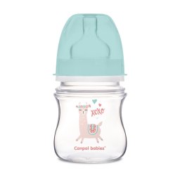 Canpol babies EasyStart anti-kólikás cumisüveg EXOTIC ANIMALS 120ml zöld
