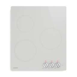 Klarstein Kochheld indukciós főzőlap | Elegáns és erőteljes | 3 főzőzóna | 5.700 W | 45 cm (XFC503K1-W2)