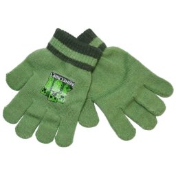 Minecraft Creeper Green gyerek kesztyű 4-8 év Nr3