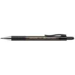 FABER-CASTELL Nyomósirón, 0,5 mm, FABER-CASTELL "Grip Matic 1375", fekete