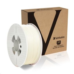 VERBATIM 3D nyomtatószálas PLA 1,75 mm, 335 m, 1 kg természetes átlátszó (OLD PN 55274)