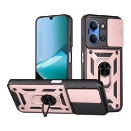 Defender szilikon telefonvédő (ütésállóság, tartógyűrű, kameravédő) ROZÉARANY Xiaomi Redmi 15C 4G