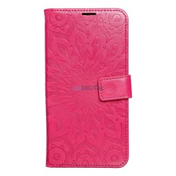 MEZZO könyvtok Xiaomi Redmi 15 5G - élénk rózsaszín "mandala"