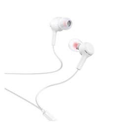 HOCO M78 fülhallgató SZTEREO (3.5mm jack, mikrofon, felvevő gomb, hangerőszabályzó, törésálló kábel) FEHÉR